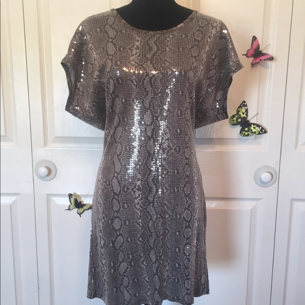 Michael Kors Snake Print Minidress/Tunic